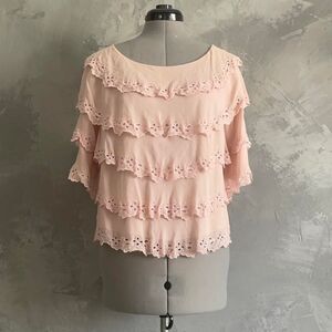 Simply silk Women's Pink Blouse